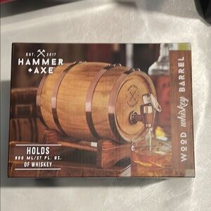 NWT Wood Barrel